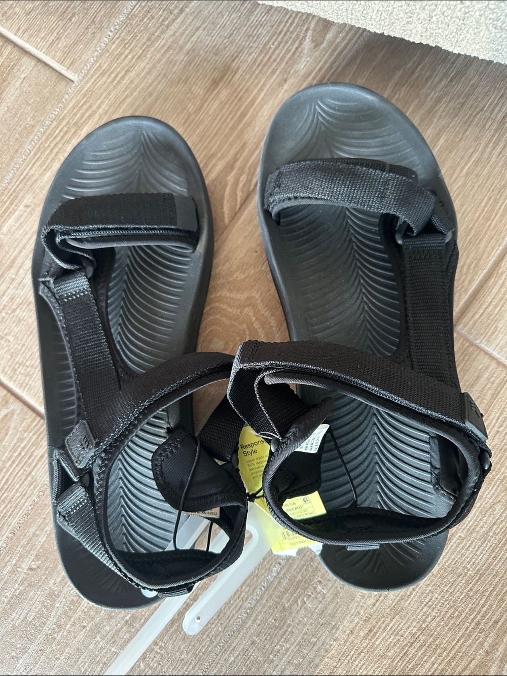 Target Black Adjustable Outdoor Sport Sandals NWT